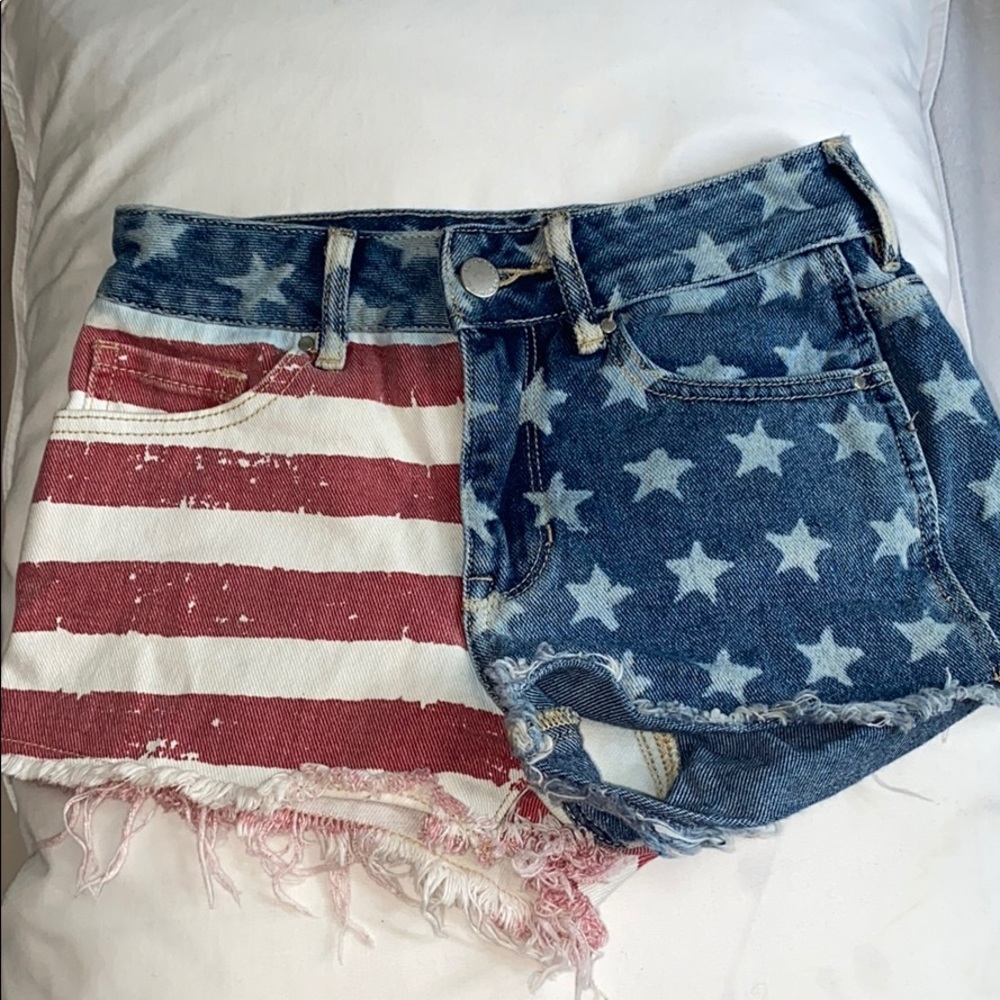 American flag shorts
